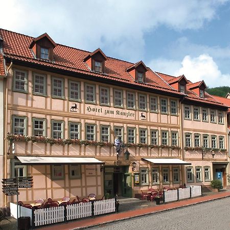 Hotel Zum Kanzler Stolberg i. Harz Esterno foto