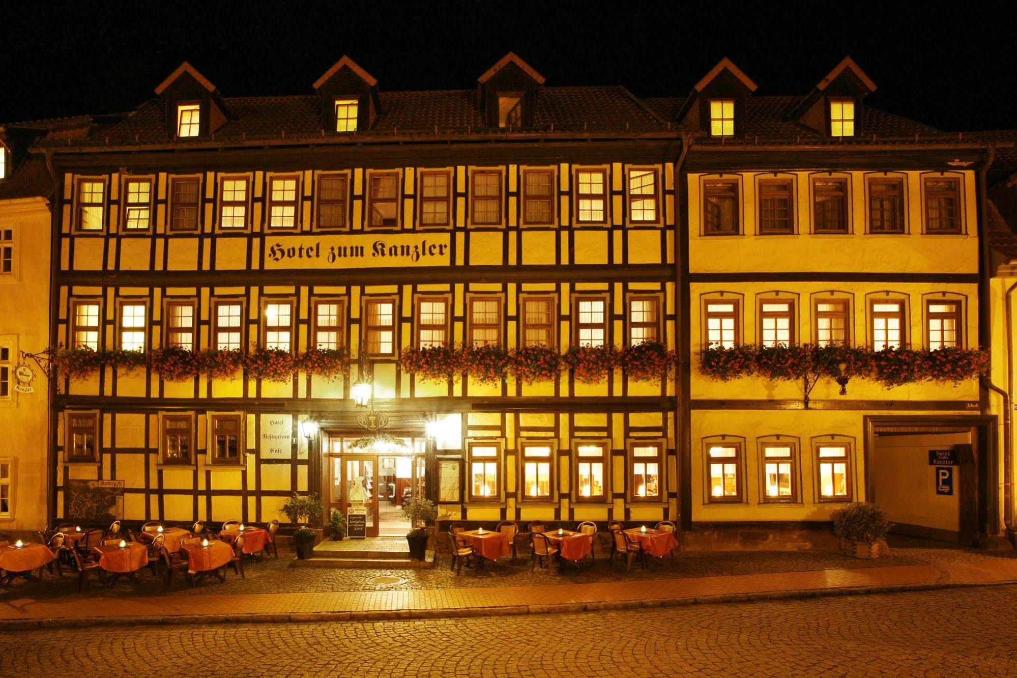 Hotel Zum Kanzler Stolberg i. Harz Esterno foto