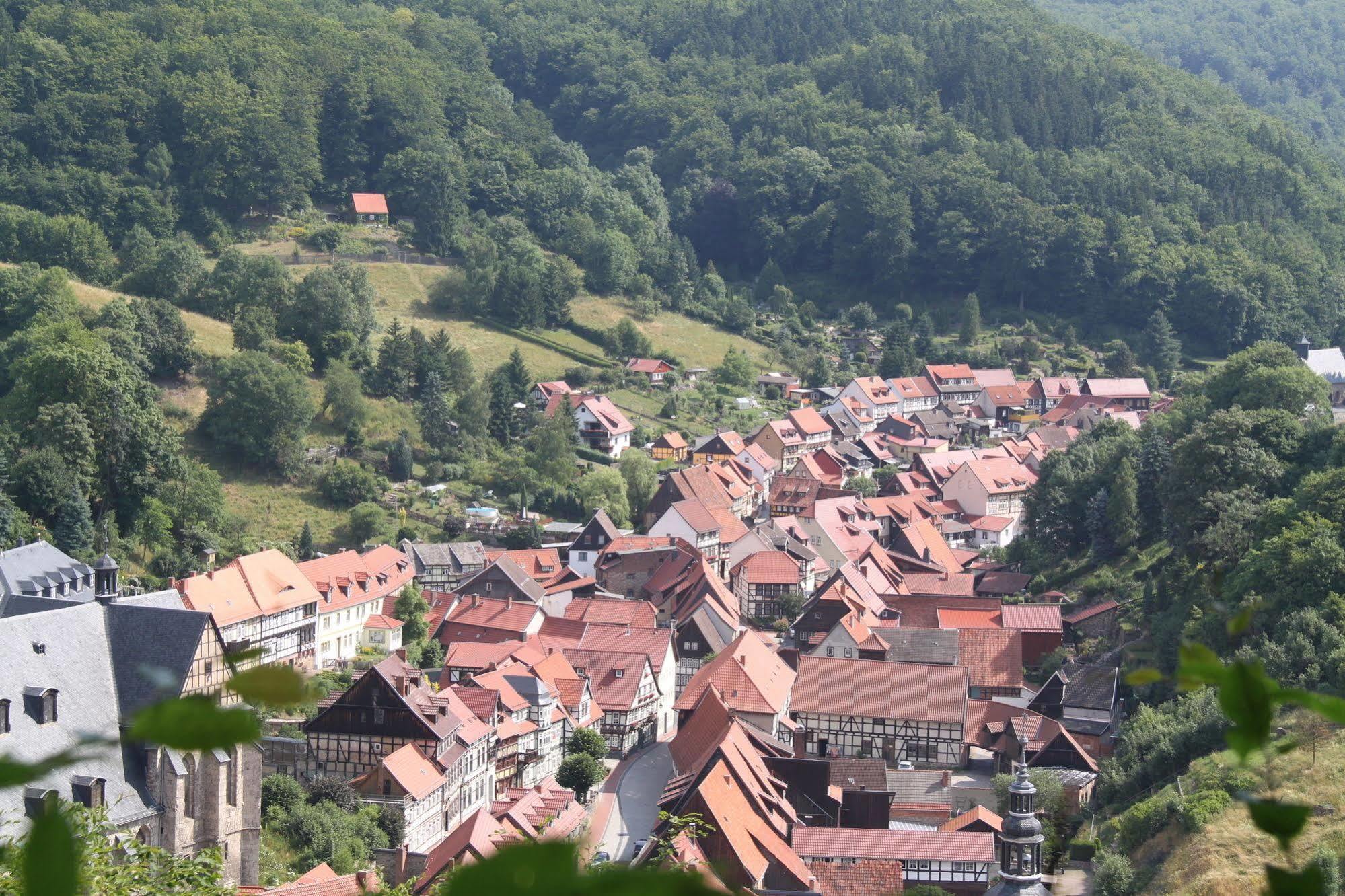 Hotel Zum Kanzler Stolberg i. Harz Esterno foto