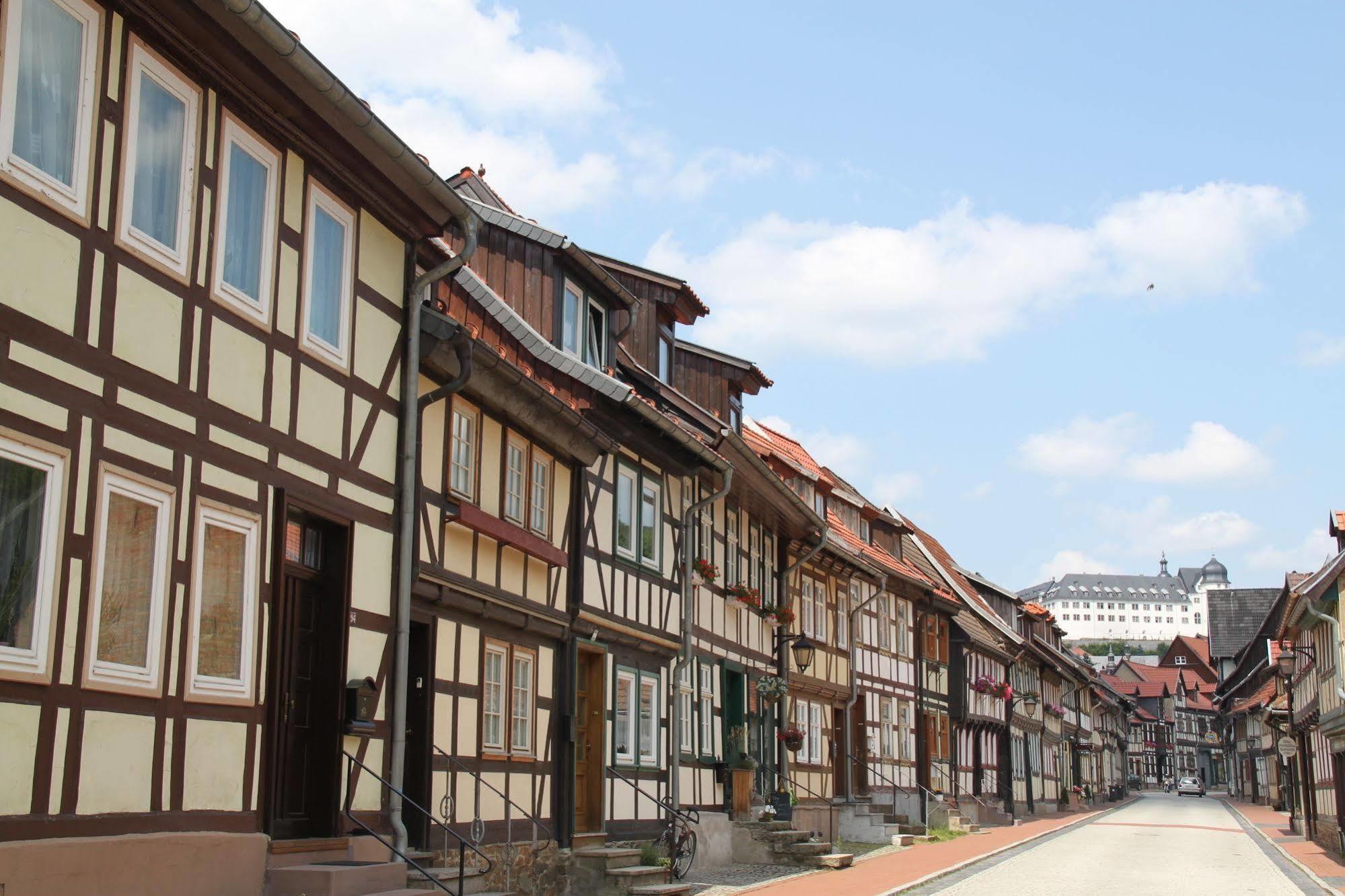 Hotel Zum Kanzler Stolberg i. Harz Esterno foto