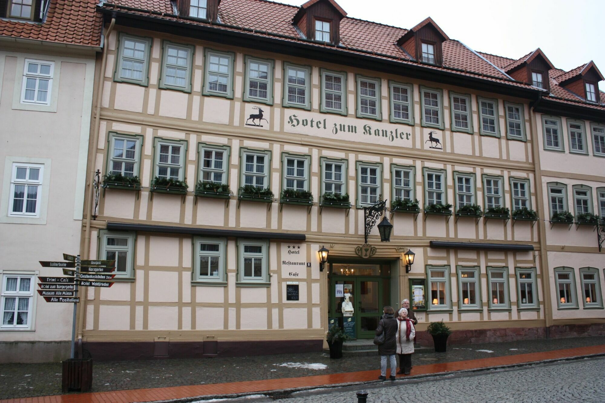 Hotel Zum Kanzler Stolberg i. Harz Esterno foto