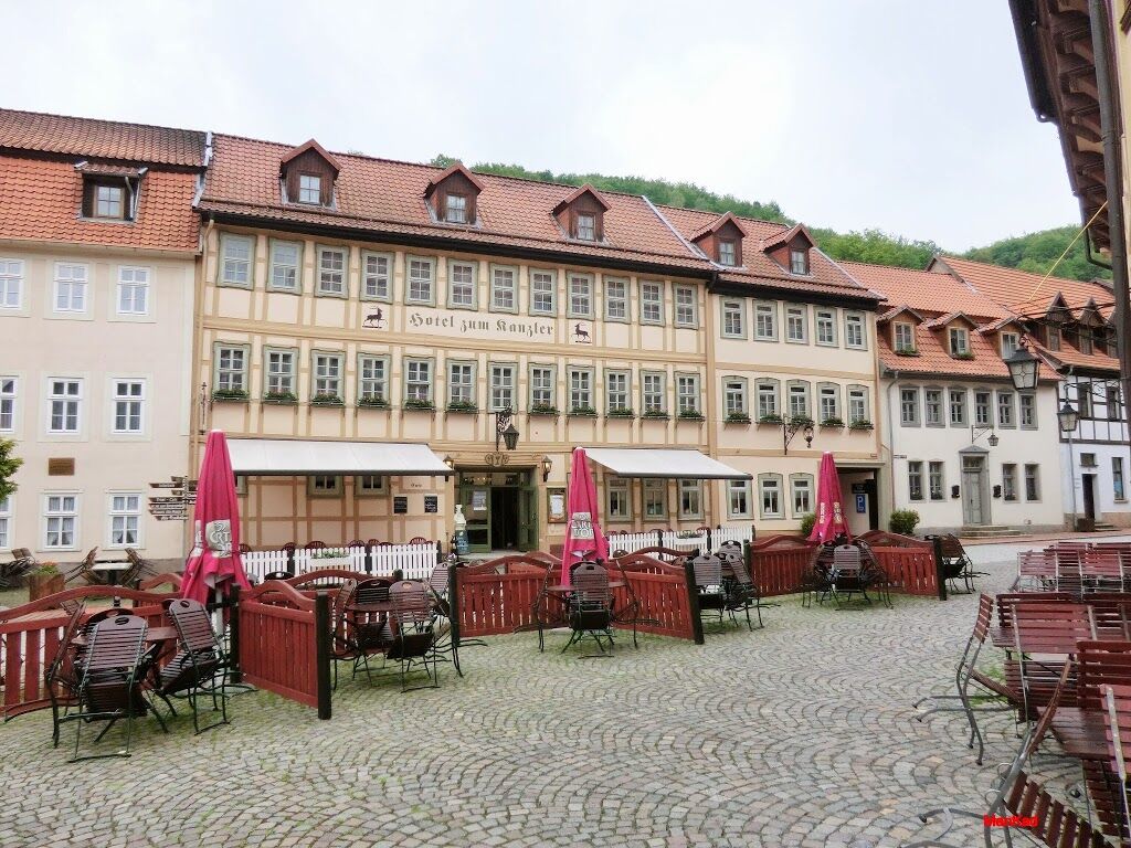Hotel Zum Kanzler Stolberg i. Harz Esterno foto